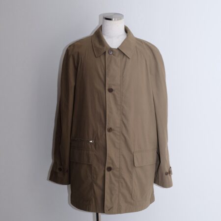 Francesco Smalto Balmacaan Short Coat, Olive