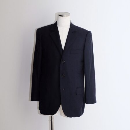 Francesco Smalto Fish Mouth Lapel Jacket, Dark Navy