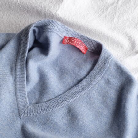 Riccardo Piacenza Cashmere Sweater, Ice Blue