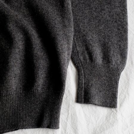 Kintyre Cashmere Sweater, Charcoal