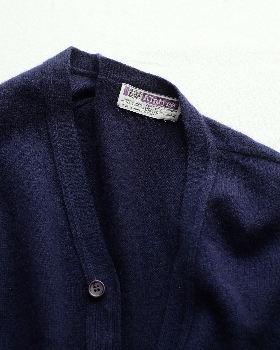 Kintyre Cashmere Sweater, Dark Navy