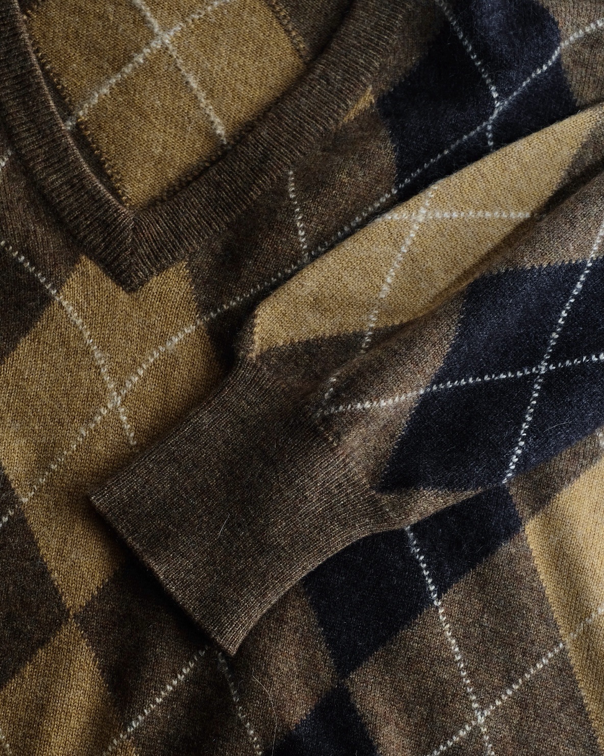 Malo Cashmere Sweater, Argyle - 画像 (4)