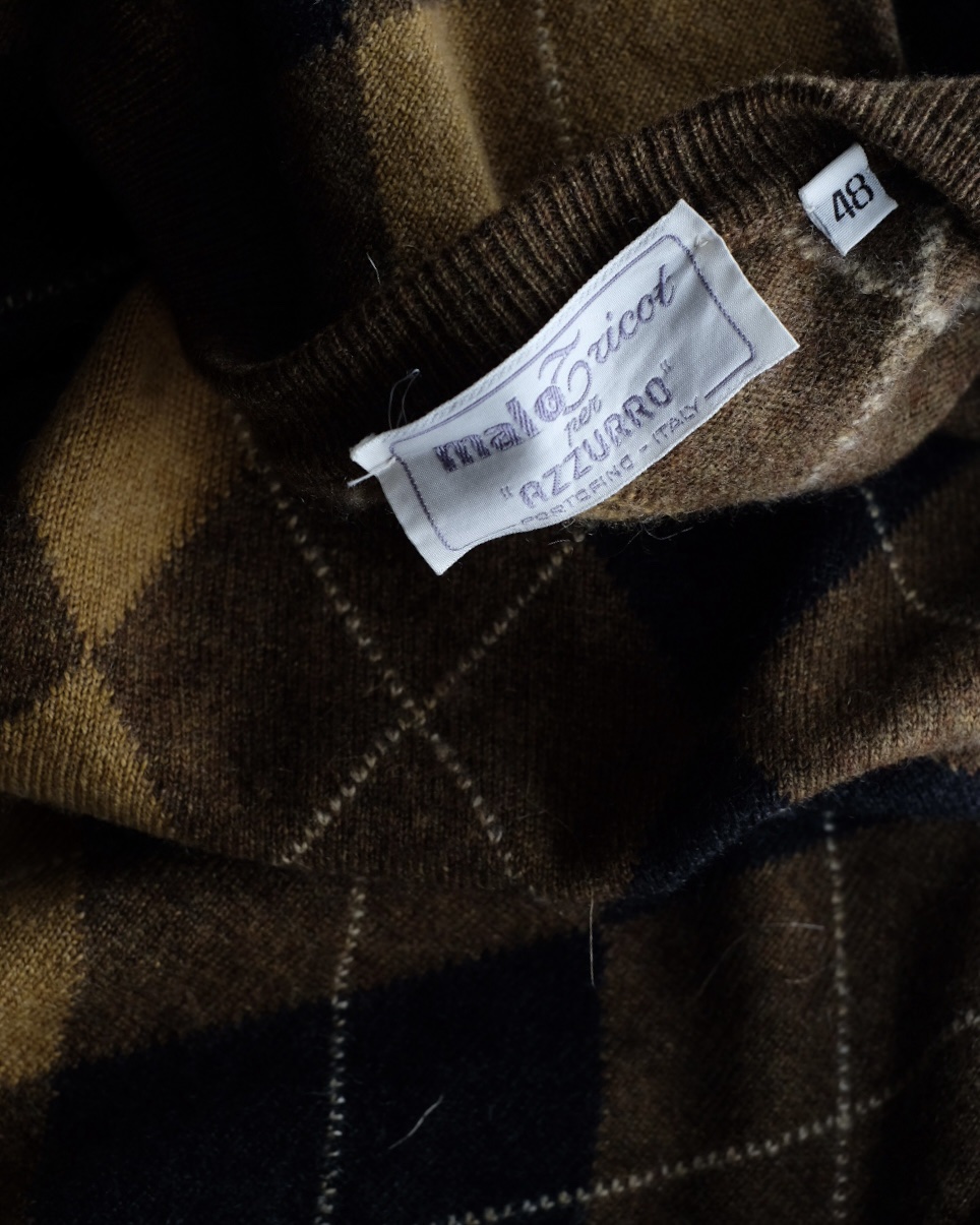 Malo Cashmere Sweater, Argyle - 画像 (5)