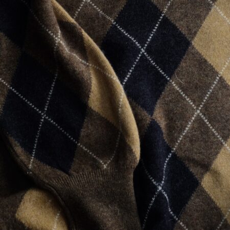 Malo Cashmere Sweater, Argyle