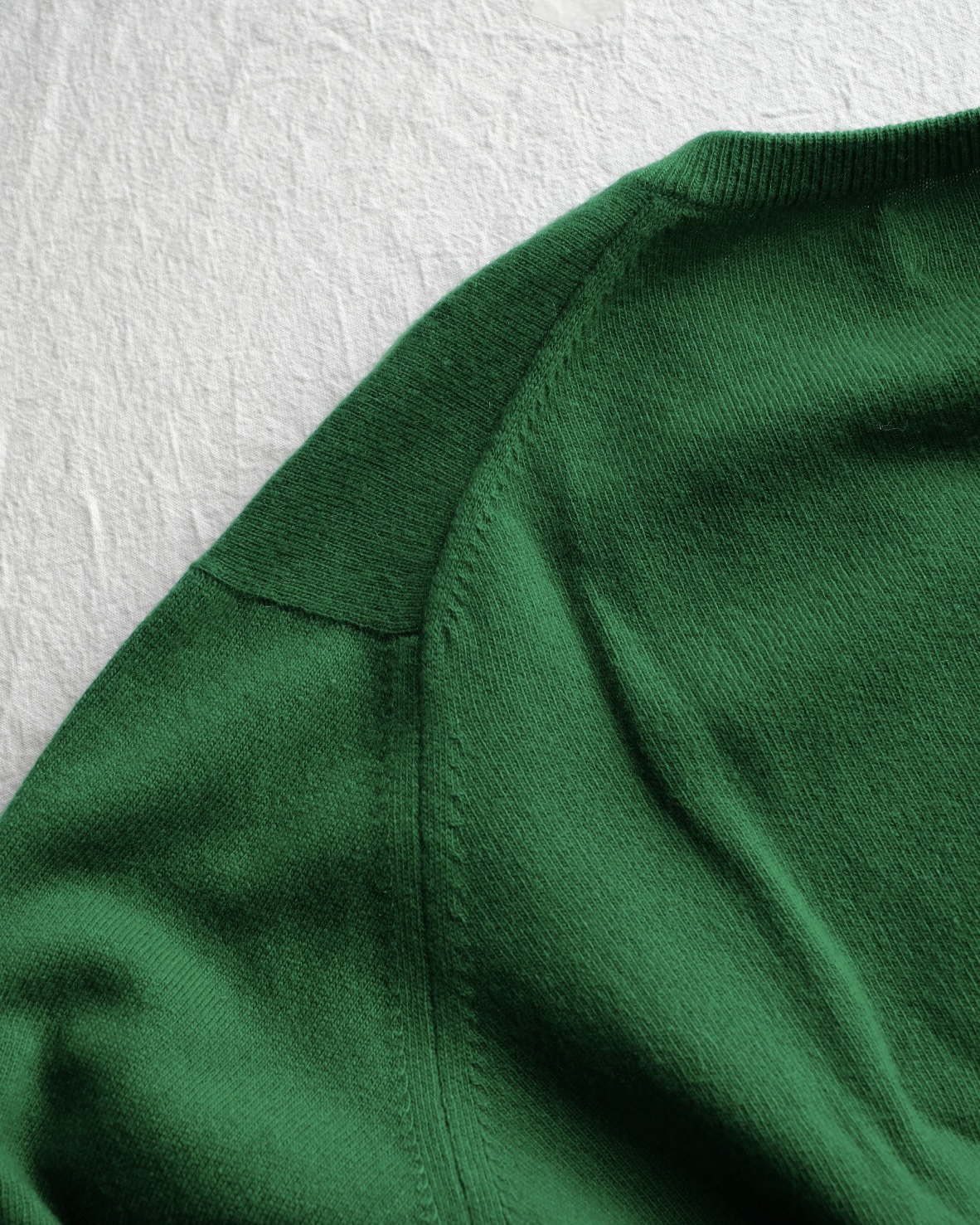 Ballantyne Cashmere Sweater, Green - 画像 (3)