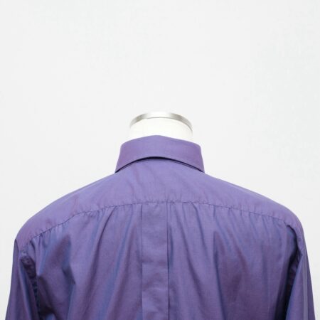 Salvatore Piccolo, purple shirt in cotton