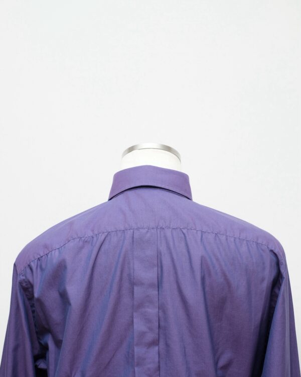 Salvatore Piccolo, purple shirt in cotton